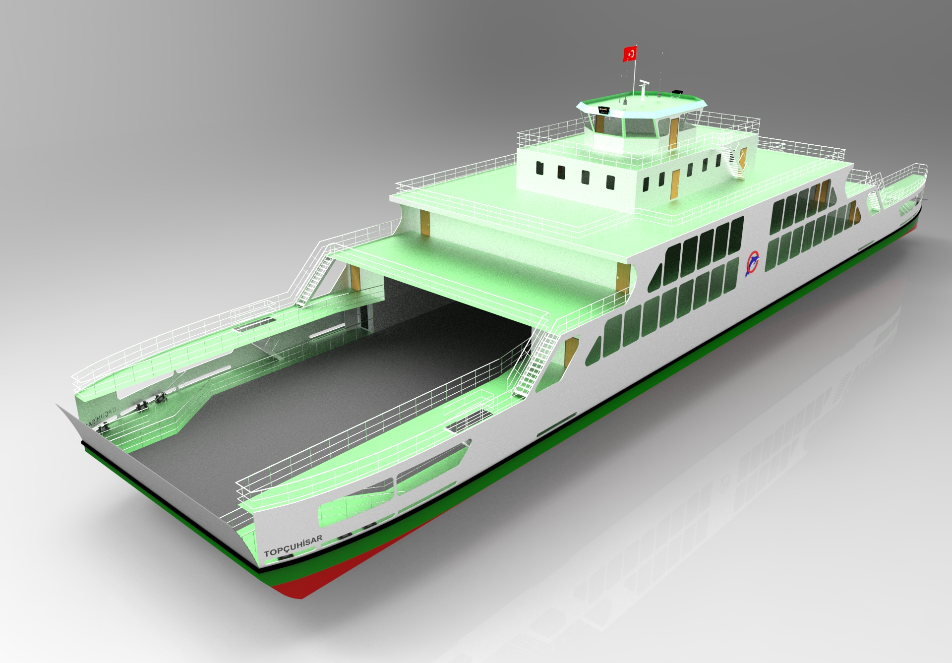 小尺寸电脑精铣外表面摄像头凹槽程序模型